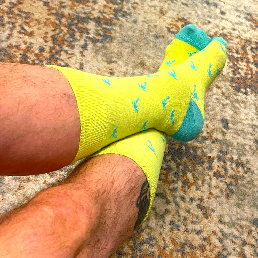 Comfy palm tree socks